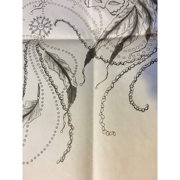 4316 Tri Chem Indian Mask Pre-Shaded Iron Transfer 21" X 16" Native American - Picture 5 of 11